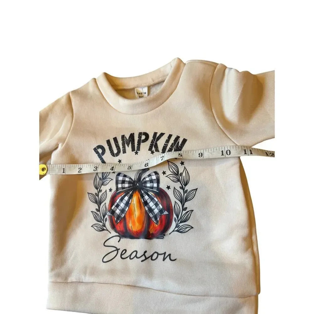 Shein Fall Graphic Pullover Sweater Infant Size 12-18M NWT